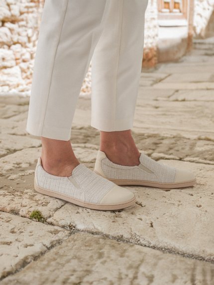 Barefoot Slip-on shoes Be Lenka Breeze - Ivory