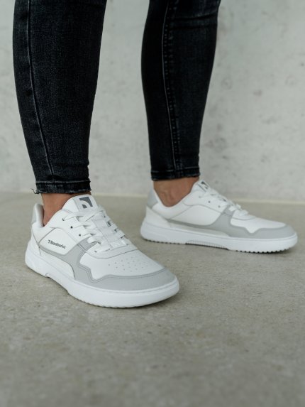 Barefoot Sneakers Barebarics Zing - White & Light Grey