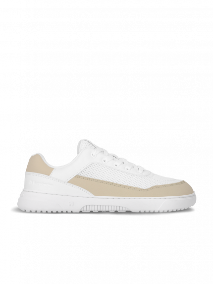 Barefoot Sneakers Barebarics Vaporo - White & Beige