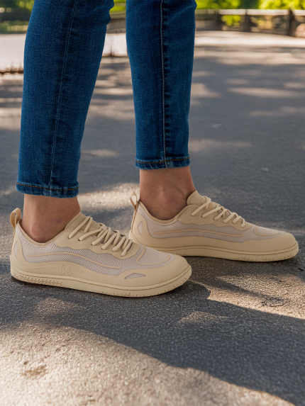 Barefoot Sneakers Be Lenka Velocity - Beige