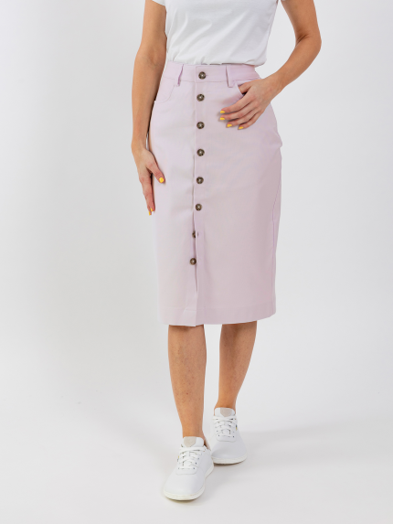 Women's Midi Skirt Be Lenka Essentials - Light Lilac