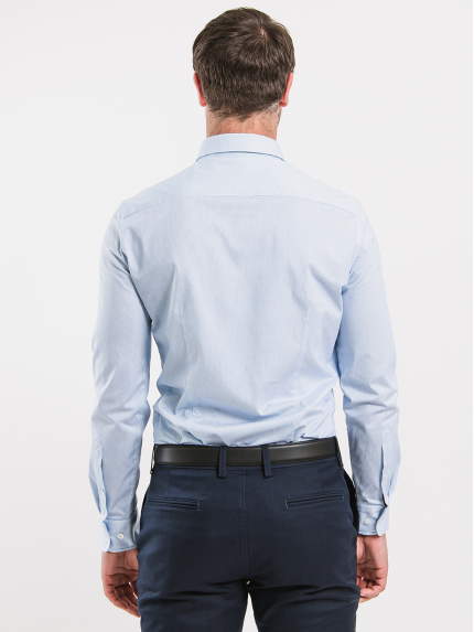 Men’s Shirt Slim Be Lenka Essentials - Blue and White